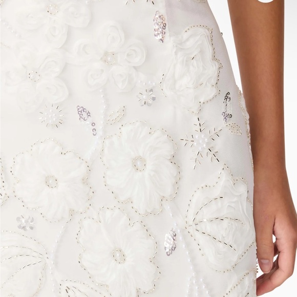 Elliatt Carol Strapless Gown White Floral Dress - Picture 5 of 5